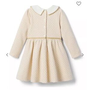 New Gold Dress with Collar, 4T